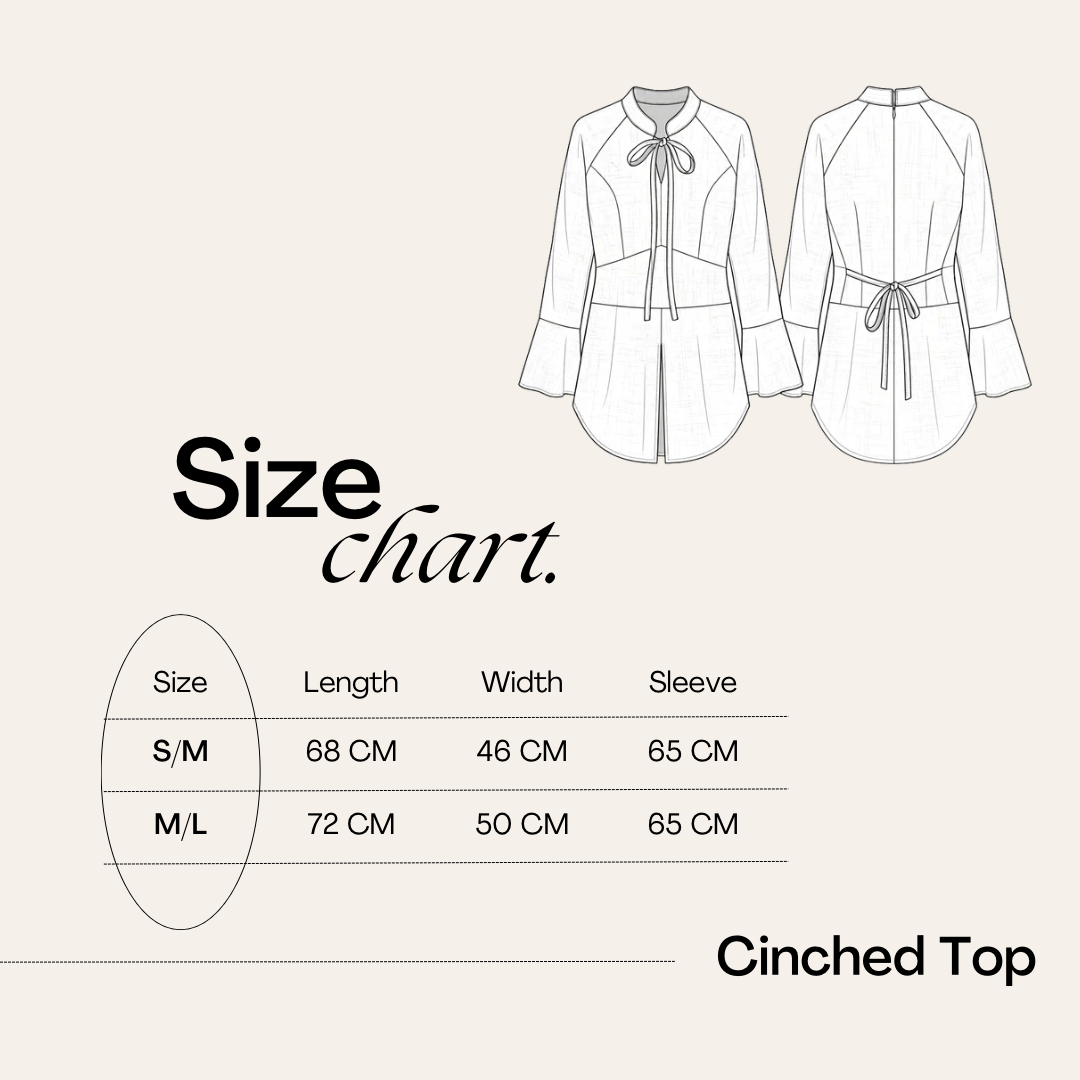 Cinched Linen Shirt in Brown
