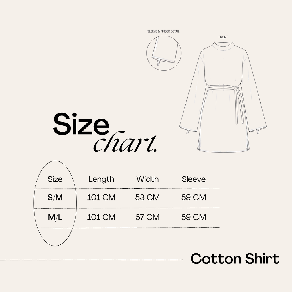 Long Cotton Shirt in White